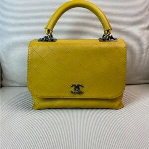 Chanel Stitched Urban Luxury Top Handle Bag